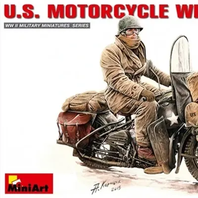 American Motorcycle Rider Model Kit