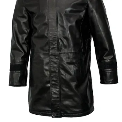 Men`s Demi-Season Lambskin Leather Jacket MK/17-45K Vegital