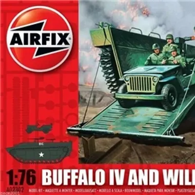 수륙양용 수송차 BUFFALO 및 지프 모델 키트