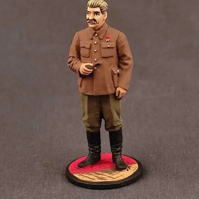 Tin Soldier Painted I.V. Stalin 1:32 Scale (54mm) - Great Patriotic War Series