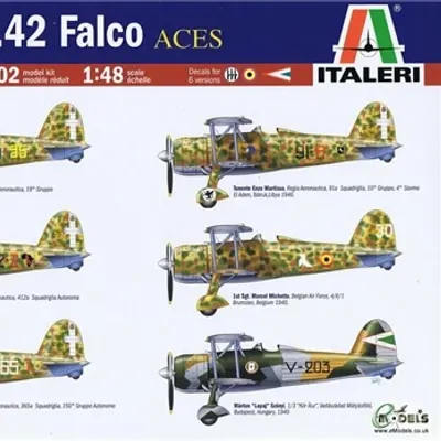 Modelo a escala CR.42 Falco