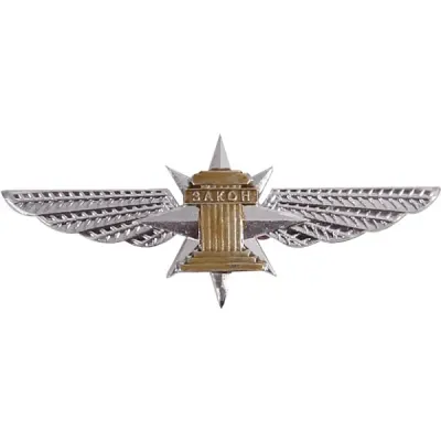 Нагрудный знак эмблема Ространснадзор металл