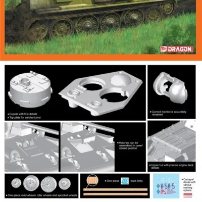 T-34/76 Mod.1943 스케일 모델