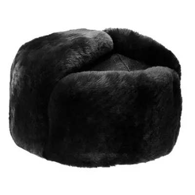 Schwarze Pelz Ushanka für Marineoffiziere