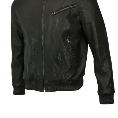 Chaqueta de Cuero Clásica 71-76 Emora para Hombre