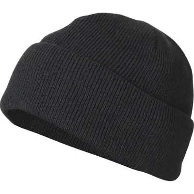 Chapeau tricoté avec doublure polaire noire par Splav