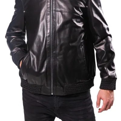 Jacketa de Cuero de Cordero para Hombre 71-78 Vegital