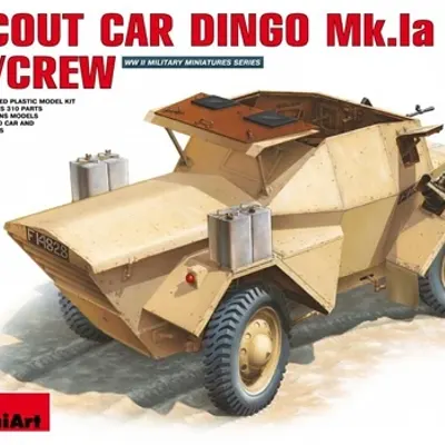 Dingo Mk 1a Kit de modèle de véhicule blindé avec équipage