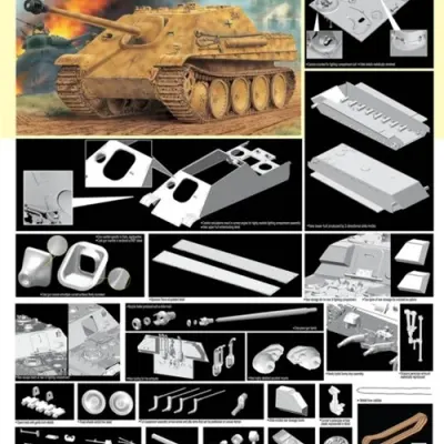 JAGDPANTHER G1 초기 생산형 전차 모델 키트