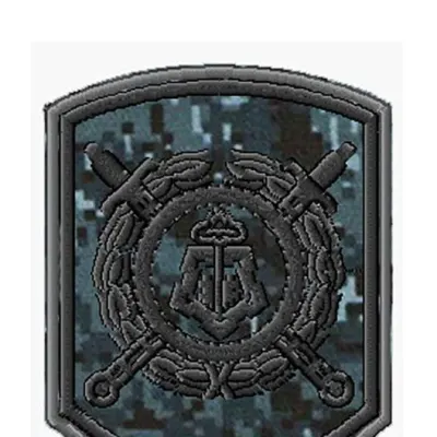 Embroidered Blue VOHR Patch with Number 242