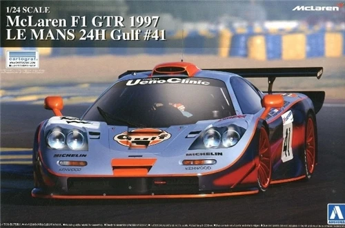 1997 McLaren F1 GTR Le Mans 24H Gulf #41 Scale Model