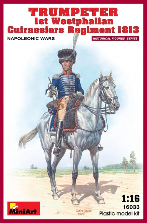 1813 Westphalian Cuirassier Trumpeter Model Kit
